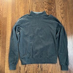 Peter Millar Grey Quarter Zip